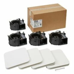 Broan Nutone Flex Series 80 CFM 0.7 Sone Ventilation Fan Finish Pack CleanCover ENERGY STAR®