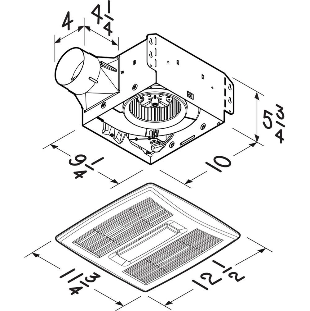 Broan Nutone Flex DC™ Series 50-80-110 Selectable CFM 7 Broan Nutone Flex DC™ Series 50-80-110 Selectable CFM - Image 5