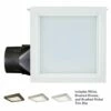 Broan Nutone 110 CFM Decorative Bathroom Exhaust Fan With LED Light And Easy Change Trim Kit, ENERGY STAR® Certified