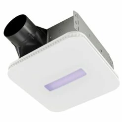 Gazebo Parts Direct Sales Store 16 Broan Nutone SurfaceShield⢠Exhaust Fan W/ LED And Vyv⢠Antimicrobial Virus Killing* Violet Light, 110 CFM