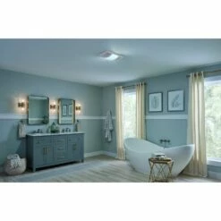 Broan Nutone PowerHeat™ 80 CFM 1.5 Sones Heater Exhaust Fan With CCT LED Lighting -Bathroom Supplies Sales 2024 NUT FG80HBS FG80HNS BHFLED80 4 1