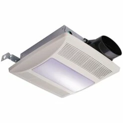 Broan Nutone Lo-Profile 50/80/100 Selectable CFM Bathroom Exhaust Fan W/ Humidity Sensor And Light, ENERGY STAR® -Bathroom Supplies Sales 2024 NUT LR510RSL 4