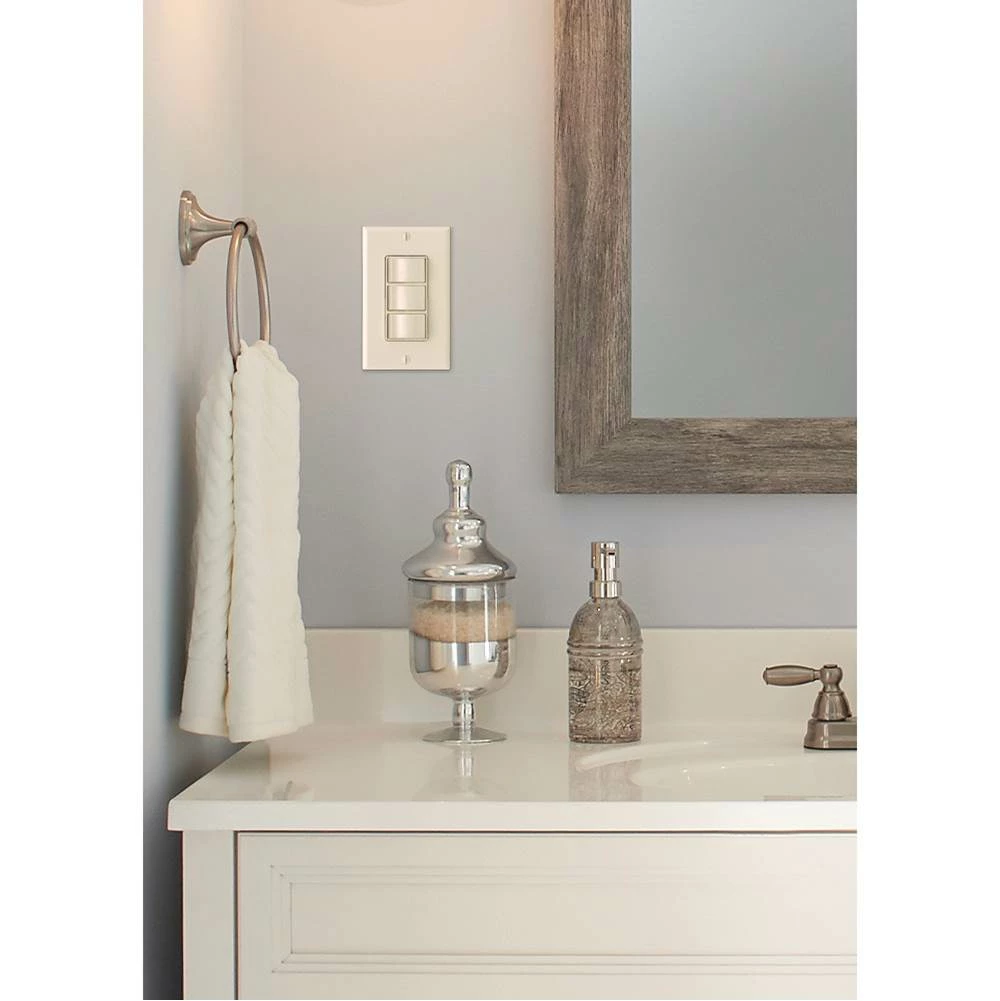 Broan Nutone Broan-NuTone® 3-Function Rocker Switch Wall Control For Bathroom Exhaust Fan 5 Broan Nutone Broan-NuTone® 3-Function Rocker Switch Wall Control For Bathroom Exhaust Fan - Image 3