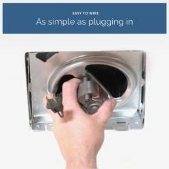 Broan Nutone 60 CFM Quick Install Bathroom Exhaust Fan Motor And Grille Upgrade Kit, Single-Pack -Bathroom Supplies Sales 2024 NUT QK60 QK60S QKN60 QKN60S Infographic 2 1