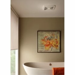 Broan Nutone QT Series Quiet 150 CFM Ceiling Bathroom Exhaust Fan, ENERGY STAR* -Bathroom Supplies Sales 2024 NUT QTXE110150DC QT130E QTXE150 QTXE050 QTXE080 QTXE110 2 2