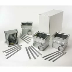 Broan Nutone J-Can Housing W/Radiation Damper, Includes Hanger Bars. To Be Used With Models 110RDF, 80RDF And HD50RDF Finish Packs