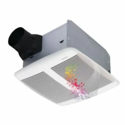 Broan Nutone Sensonic 110 CFM Ceiling Bathroom Exhaust Fan With Speaker And Bluetooth® Wireless Technology, ENERGY STAR*