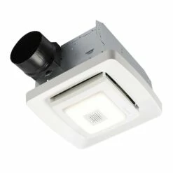 Broan Nutone NuTone® Bluetooth® Speaker Bath Exhaust Ventilation Fan W/ LED Light, 80 CFM