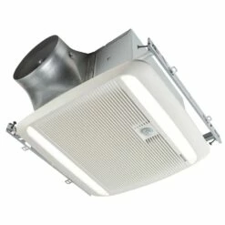 Broan Nutone ULTRA GREEN ZB Series 110 CFM Multi-Speed Ceiling Bathroom Exhaust Fan With LED Light And Motion Sensing, ENERGY STAR*