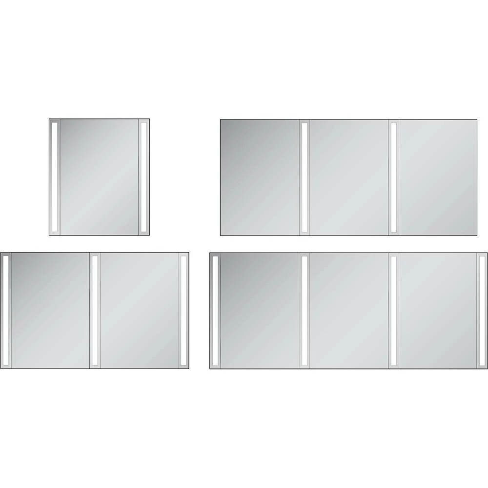 Robern InLine Vertical Lighting, 3-1/2'' X 30'' X 4-5/8'', Variable 3000K To 4000K Temperature (warm To Cool Light) 7 Robern InLine Vertical Lighting, 3-1/2'' X 30'' X 4-5/8'', Variable 3000K To 4000K Temperature (warm To Cool Light) - Image 5