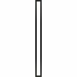 Robern Profiles Framed Lighting, 3-1/2'' X 40'' X 4-5/8'', Matte Black, 4000K Temperature (Cool Light)