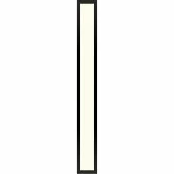 Robern Profiles Framed Lighting, 5'' X 40'' X 4-5/8'', Matte Black, 2700K Temperature (Warm Light)