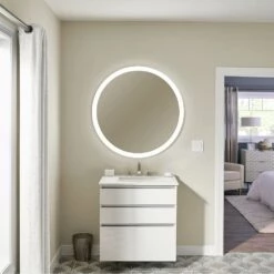 Robern InLine Vertical Lighting, 3-1/2'' X 39-3/8'' X 4-5/8, 4000K Temperature (Cool Light) -Bathroom Supplies Sales 2024 ROB VITALITY INSTALL 8