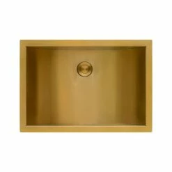 Ruvati 16 X 11 Inch Brushed Gold Polished Brass Rectangular Bathroom Sink Undermount 12 Ruvati 16 X 11 Inch Brushed Gold Polished Brass Rectangular Bathroom Sink Undermount -Bathroom Supplies Sales 2024 RUV RVH6107GG 02