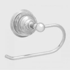 Sigma Series 97 Single Post Paper Holder W/Bracket Polished Nickel Pvd .43