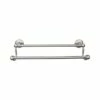 Top Knobs Edwardian Bath Towel Bar 30 Inch Double - Plain Bplate Brushed Satin Nickel -Bathroom Supplies Sales 2024 TNB ED11BSND