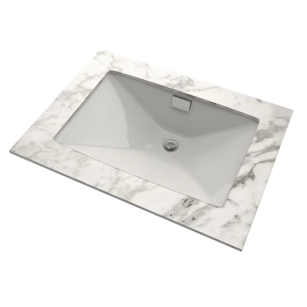 TOTO Toto® Lloyd® Rectangular Undermount Bathroom Sink, Colonial White 5 TOTO Toto® Lloyd® Rectangular Undermount Bathroom Sink, Colonial White - Image 3