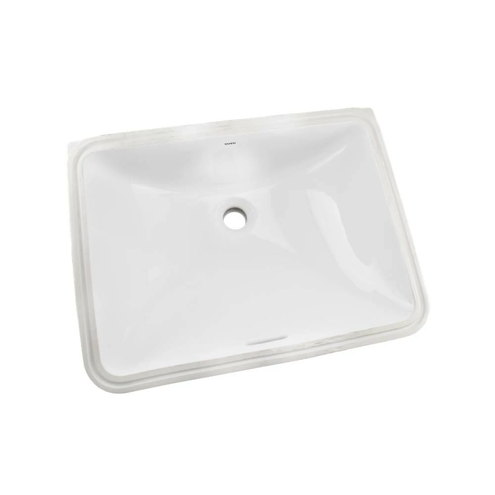 TOTO Toto® 20'' Rectangular Undermount Bathroom Sink With Cefiontect, Cotton White 3 TOTO Toto® 20'' Rectangular Undermount Bathroom Sink With Cefiontect, Cotton White