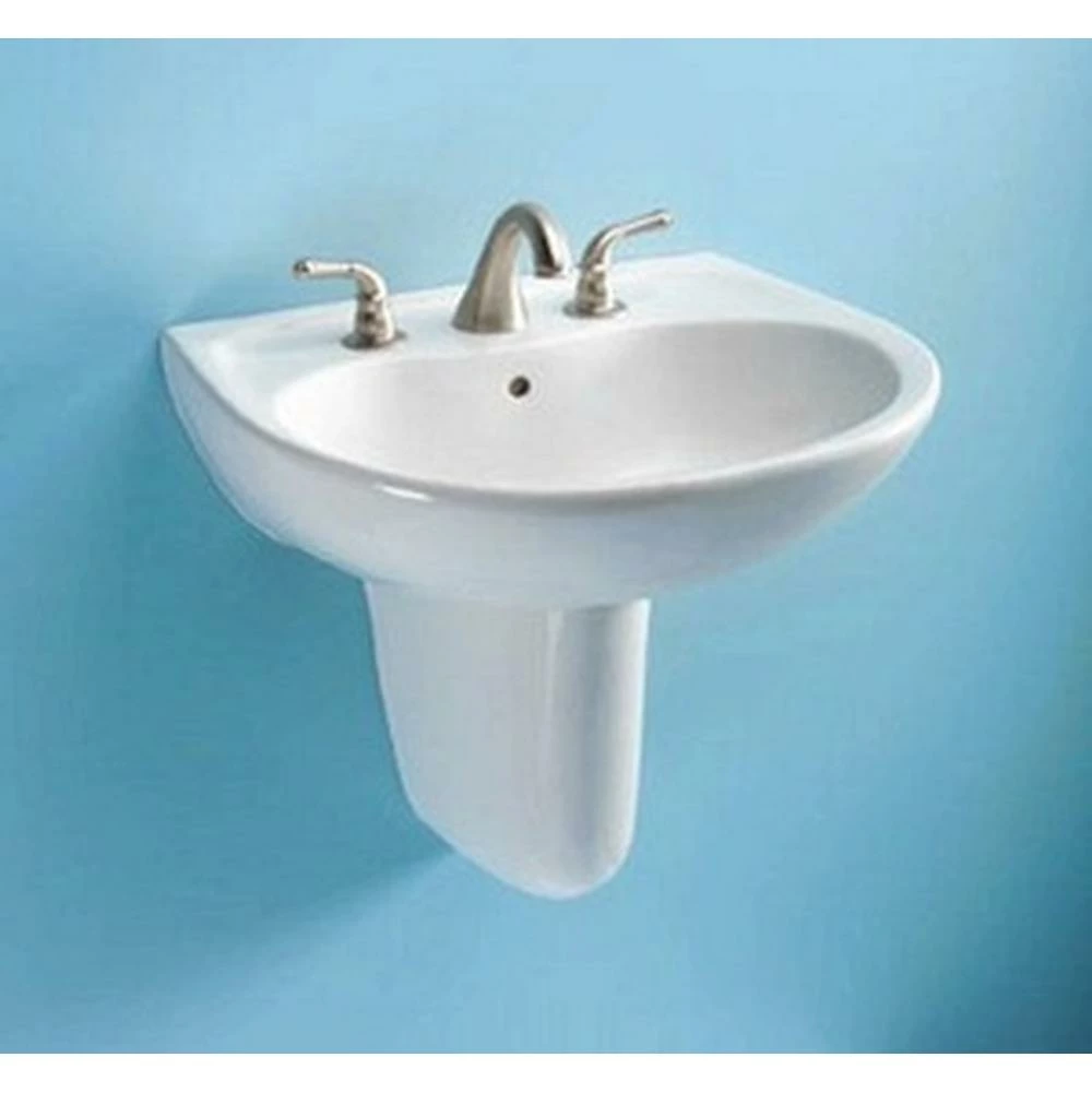 TOTO Supreme 8 '' Ctr Ct Lavatory Colonial White 3 TOTO Supreme 8 '' Ctr Ct Lavatory Colonial White