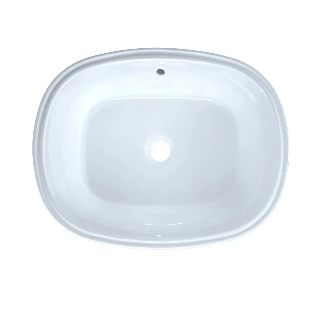 TOTO Toto® Maris™ 20-5/16'' X 15-9/16'' Oval Undermount Bathroom Sink With Cefiontect, Cotton White 4 TOTO Toto® Maris™ 20-5/16'' X 15-9/16'' Oval Undermount Bathroom Sink With Cefiontect, Cotton White - Image 2