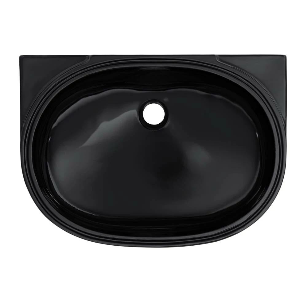 TOTO Toto® 19-11/16'' X 13-3/4'' Oval Undermount Bathroom Sink, Ebony 4 TOTO Toto® 19-11/16'' X 13-3/4'' Oval Undermount Bathroom Sink, Ebony - Image 2