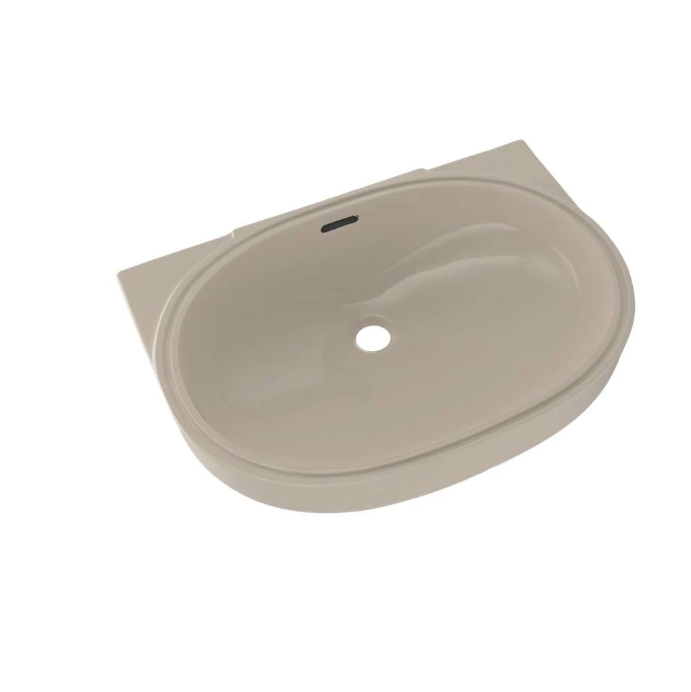 TOTO Toto® Oval 19-11/16'' X 13-3/4'' Undermount Bathroom Sink With Cefiontect, Bone 3 TOTO Toto® Oval 19-11/16'' X 13-3/4'' Undermount Bathroom Sink With Cefiontect, Bone
