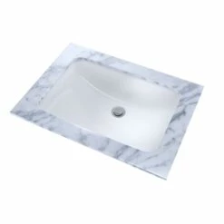 TOTO Toto® 19'' X 12-3/8'' Rectangular Undermount Bathroom Sink With Cefiontect, Cotton White -Bathroom Supplies Sales 2024 TOT YLB55LQOTJHYA8V60COU