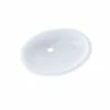 TOTO Toto® Dantesca® Oval Undermount Bathroom Sink With Cefiontect, Cotton White