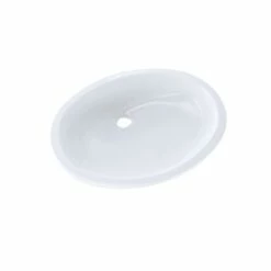 TOTO Toto® Dantesca® Oval Undermount Bathroom Sink With Cefiontect, Cotton White